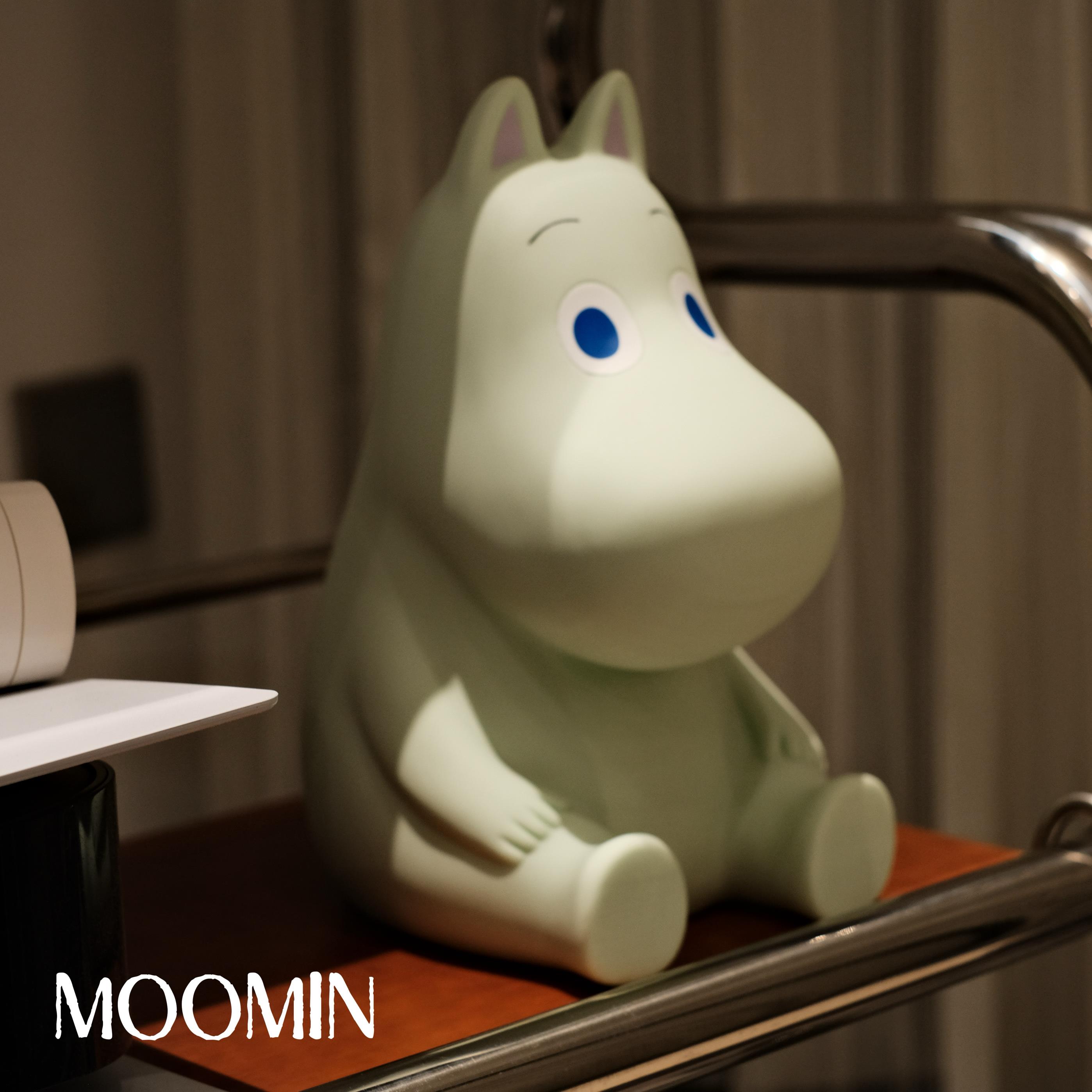 大大个的姆明可爱肥肥精灵储蓄存钱罐手办复古家居装饰摆件公仔