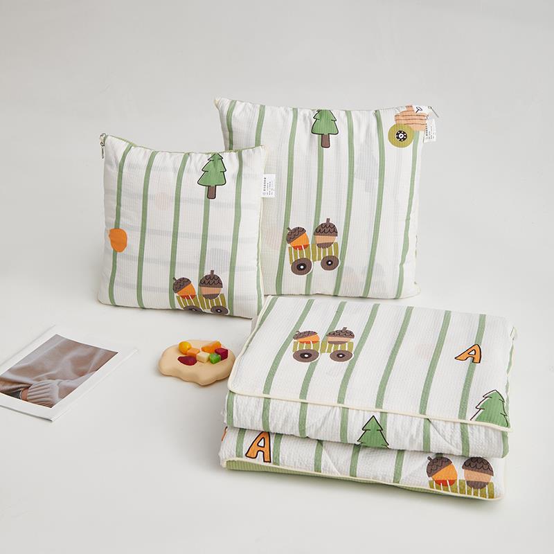 车载两用折叠抱枕被沙发腰靠午休毯子午睡趴趴枕头靠垫两用四季款