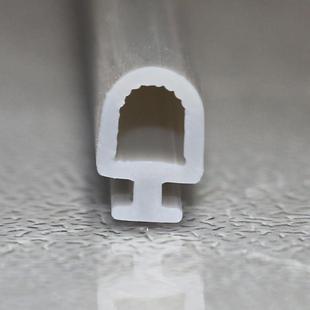 工厂直销新品铝合金门窗条密封防风隔音防冻硅胶平槽嵌入门缝正品