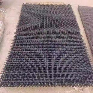 65锰钢筛网振动筛网钢丝网矿山震动筛滚筒筛配件砂石筛分网