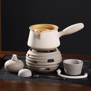 罐罐茶煮奶茶壶陶罐 老段烧茶器围炉煮茶酒精炉煮茶器室内煮茶套装