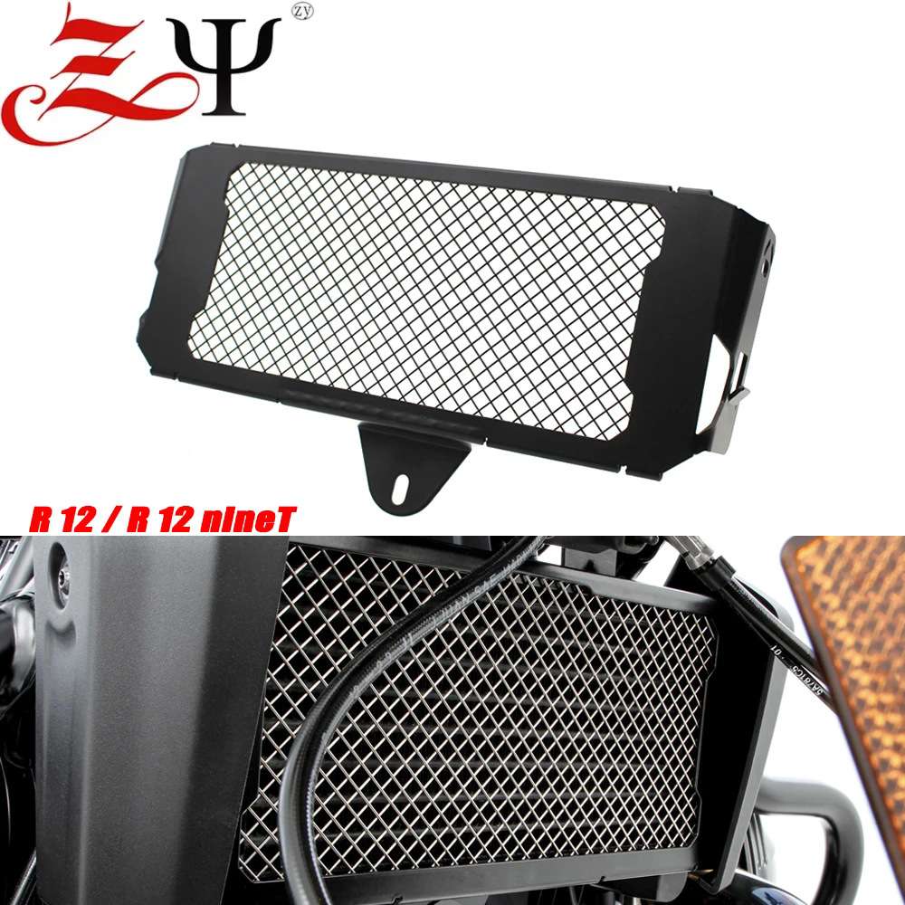 适用宝马拿铁R12 NineT 24-25年改装水箱保护罩散热器防护网配件