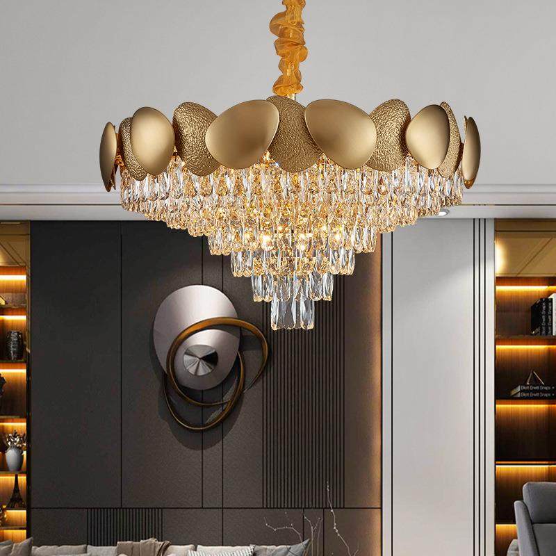 后现代轻奢水晶吊灯意式高档大气简约客厅卧室别墅餐厅创意灯具