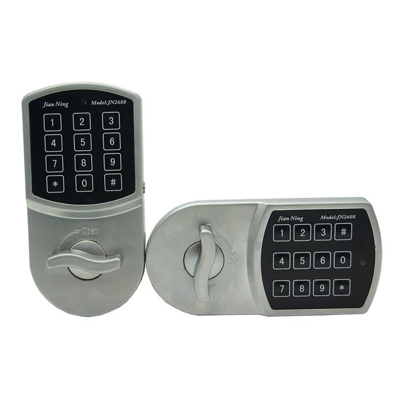 现货锌合金简易操作自助终端机电子密码锁办公室文件柜锁JN2608