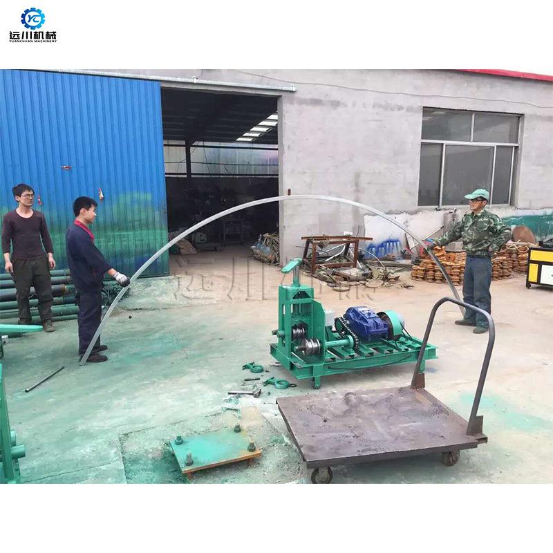卧式三轴卷圆机车船骨架弯弧机蔬菜大棚弯拱机76钢管卷圆机