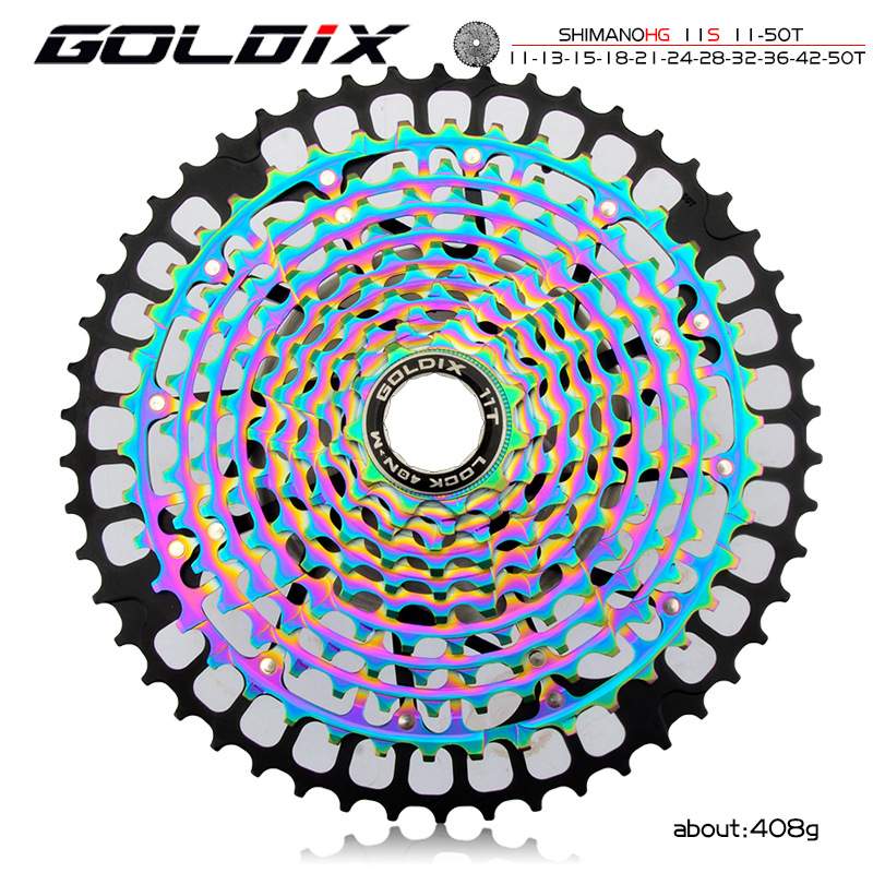 GOLDIX  HG塔机 超轻炫彩CNC飞轮11S/12速  M4100 5100 6100