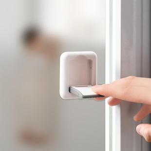 移门锁扣推拉门防夹手衣柜防猫开门固定卡扣限位器儿童窗户锁