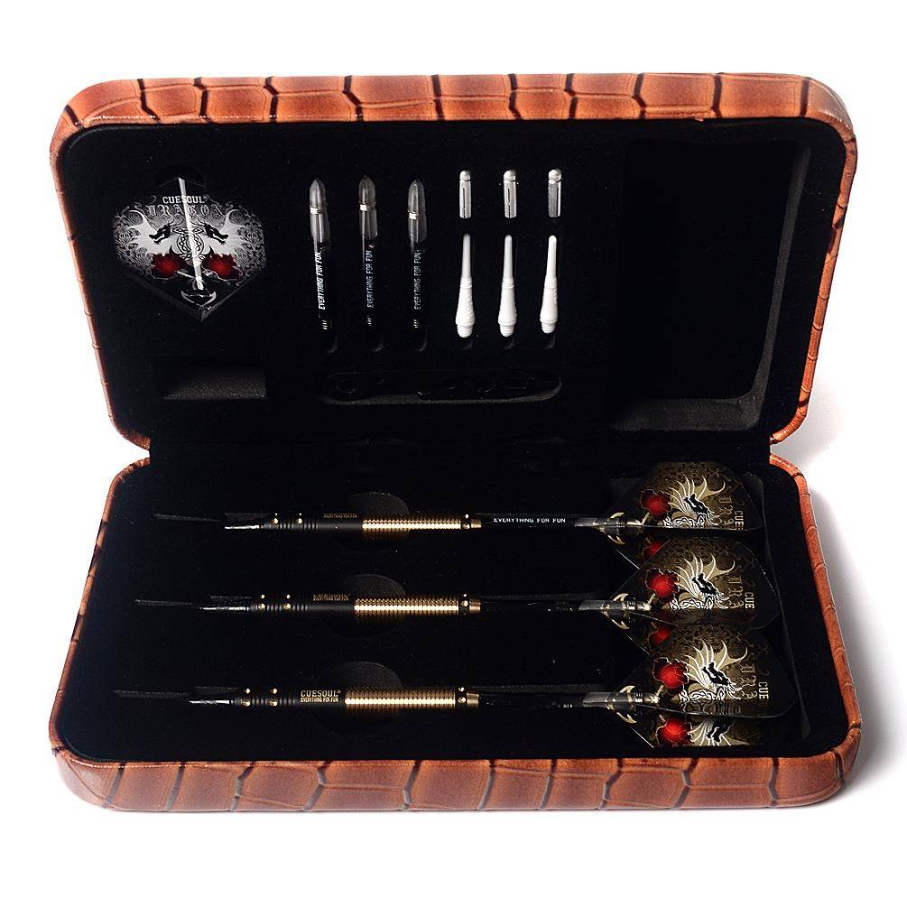 CUESOUL/Q獣18g软式飞镖比赛级高级套装入门级飞镖针铜镖耐用抗摔