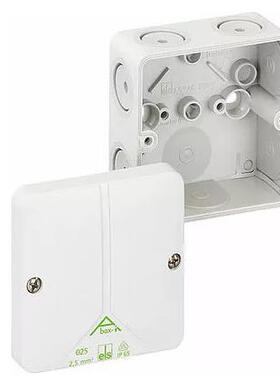 Spelsberg高防护等级接线盒无端子，灰色，外部尺寸80*80*52mm