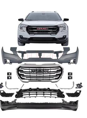 适用2022-24款GMCTerrain前保险杠总成套装8493197384406662