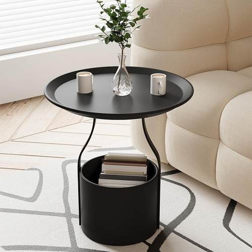 沙发边几可移动茶几置物架现代简约卧室床头小桌子网红阳台小圆桌