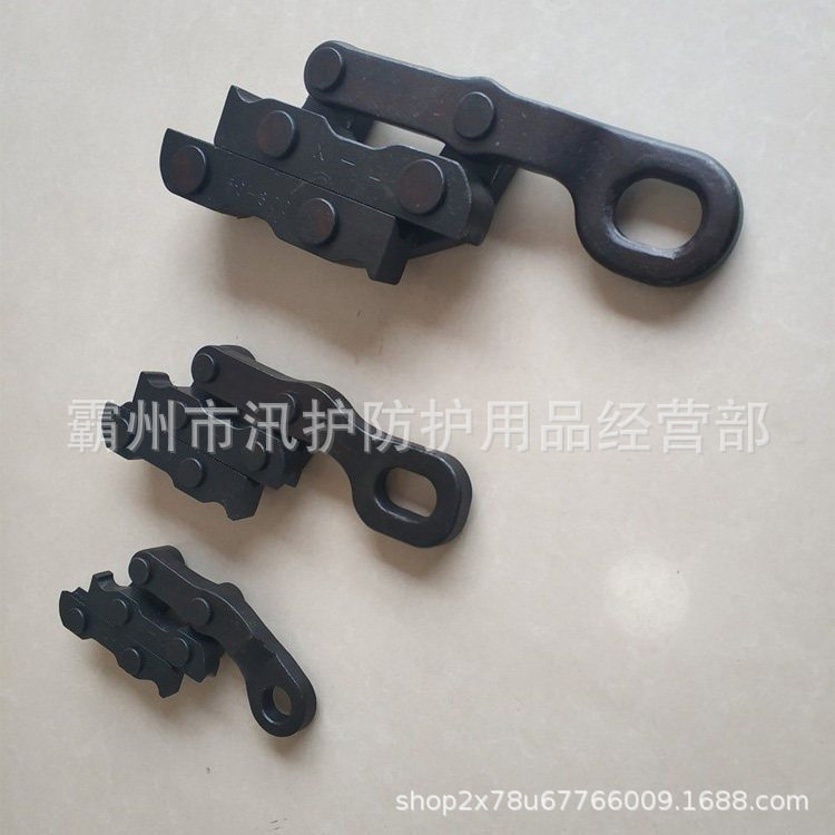 钢绞线钢索用拉线器蛙式导线卡头德式卡线器电力电缆收线器