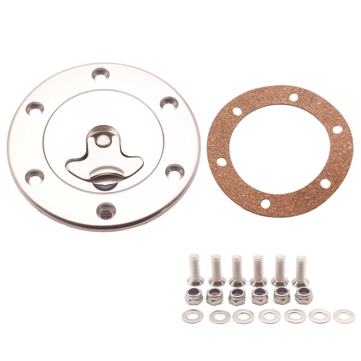 汽车配件6孔油箱盖通用燃油盖CNC加工中心改装铝合金油箱盖