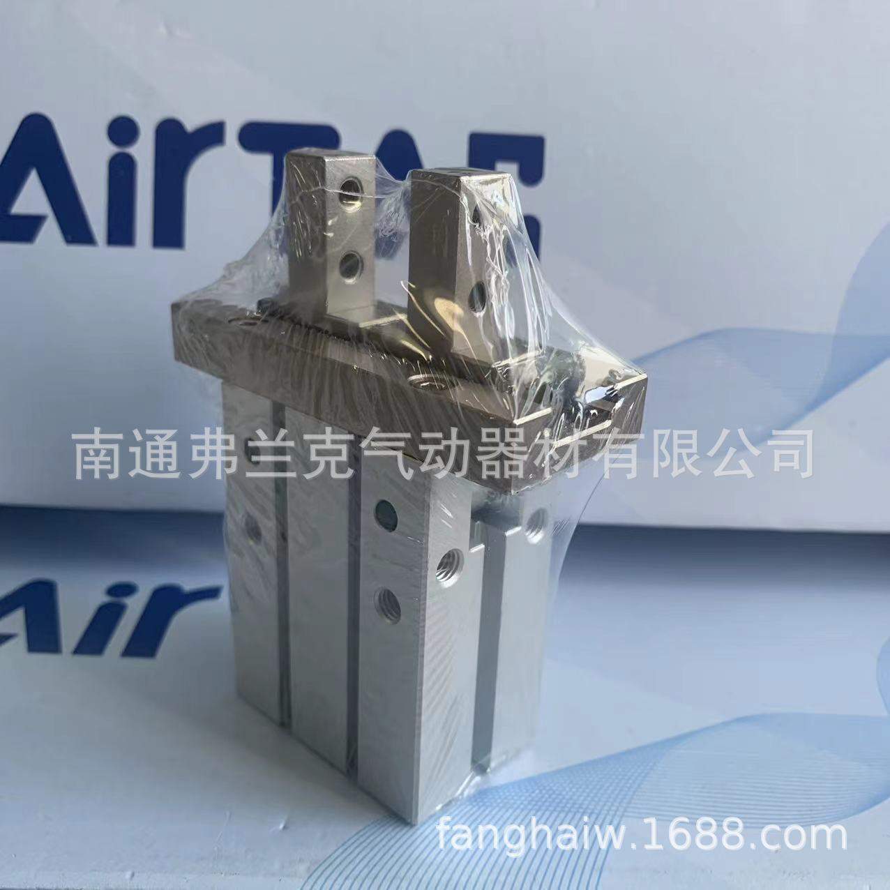 亚德客气动手指气缸带导轨平行型长行程滚柱型HFKL10 HFKL16