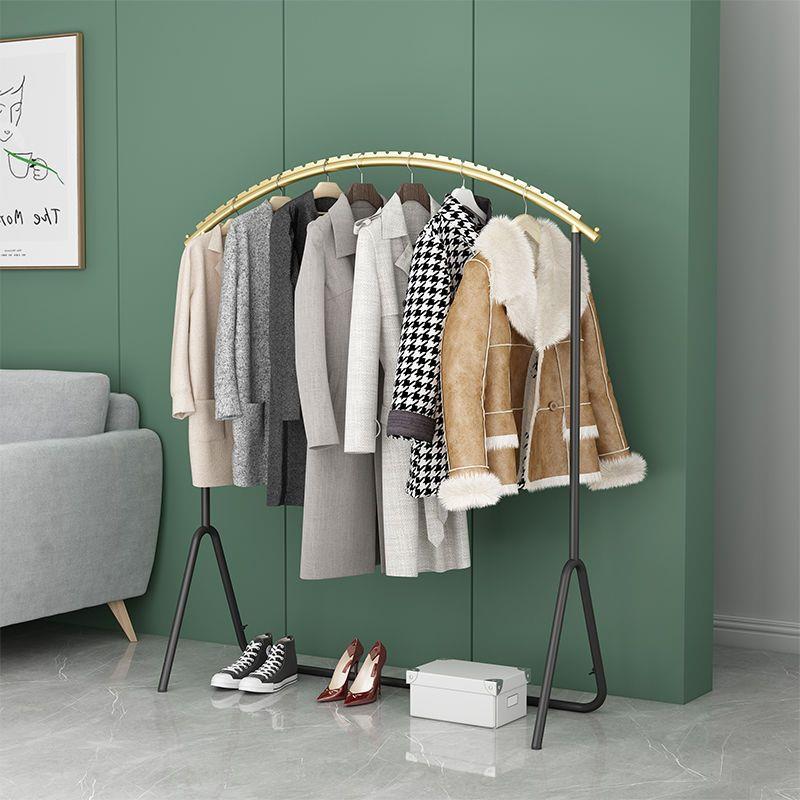 衣架落地卧室衣帽架轻奢家用挂衣架简易衣服架子简约北欧式铁艺架