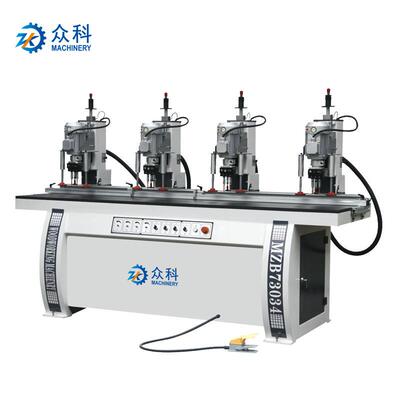 众科四头铰链钻孔机广东木工多排钻MZB73034家具木门铰链钻