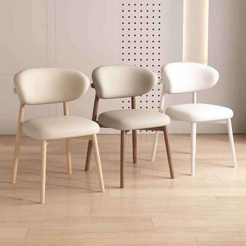 客厅餐椅高级家用软包化妆椅带靠背现代简约网红轻奢高档椅子