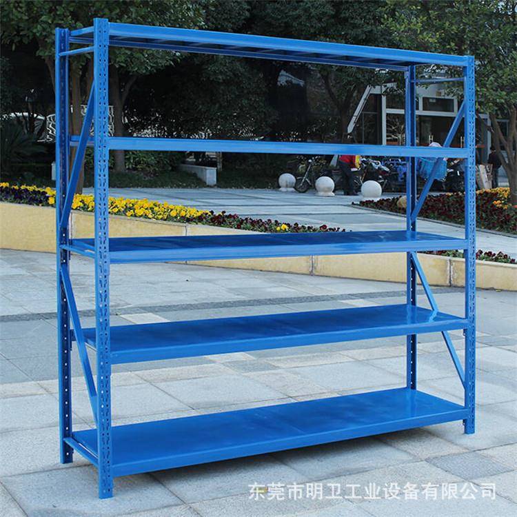 仓库货架中型4层横梁拆装式仓储置物架储物架仓储货架否世