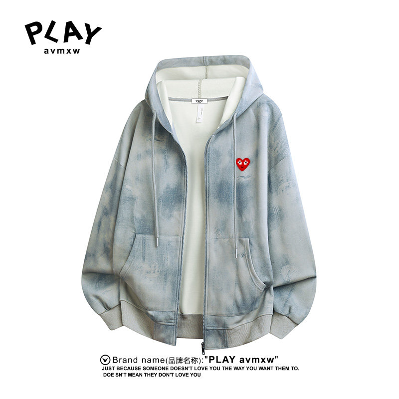 PLAYAVMXW时尚潮牌休闲迷彩上衣