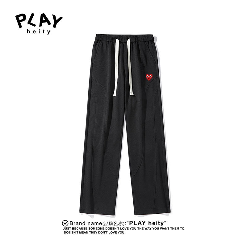 PLAYHEITY春秋季百搭直筒休闲裤