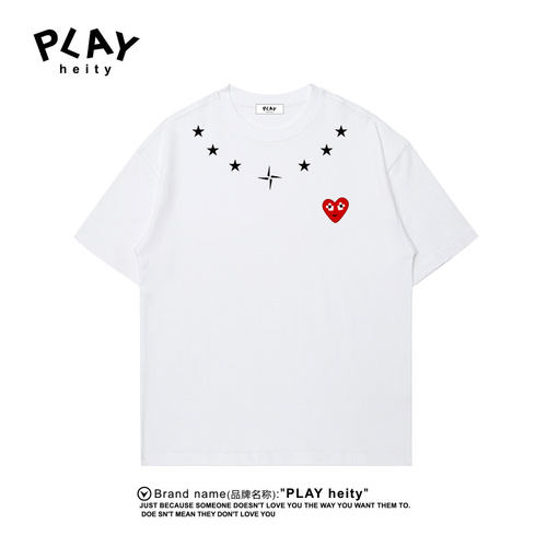 PLAYHEITY官方纯棉男女宽松短袖