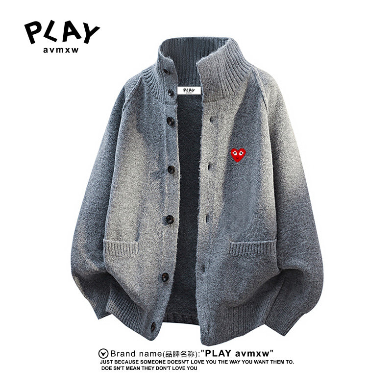 PLAYAVMXW开衫潮流休闲毛衣外套