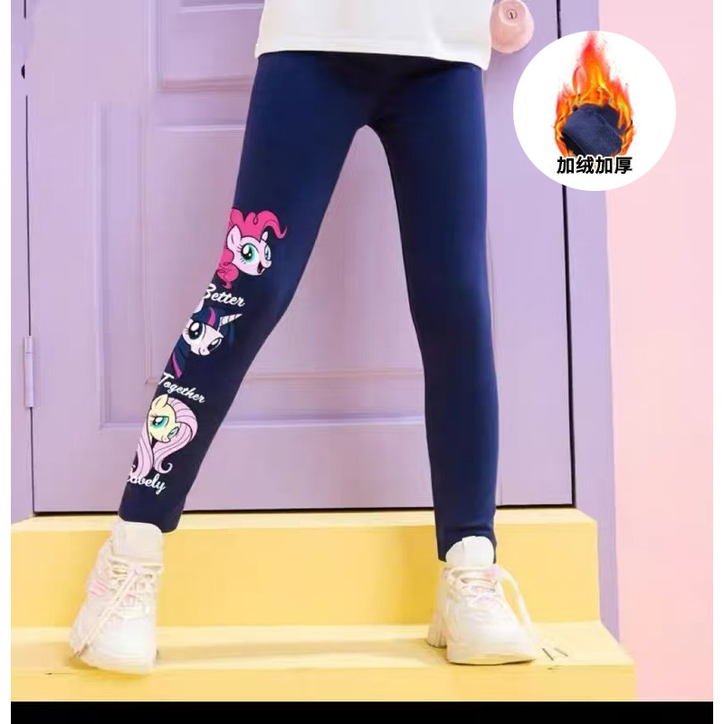 女童加绒打底裤2025秋冬款洋气卡通儿童女孩保暖休闲裤子,童装/婴儿装/亲子装,裤子,淘宝优惠券,粉丝福利购,淘宝优惠卷