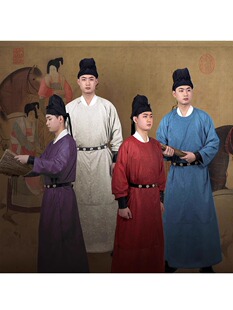 汉服出租圆领襕袍四大名捕长安的荔枝唐制圆领袍王公大臣演出服