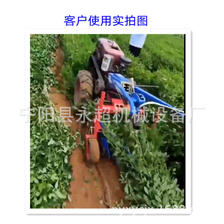 起花生机器柴油机配套使用条铺新款花生收获机振动筛式挖果子设备