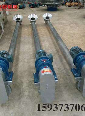 管式蛟龙输送机不锈钢螺旋管给料机大产量可调速蛟龙上料机