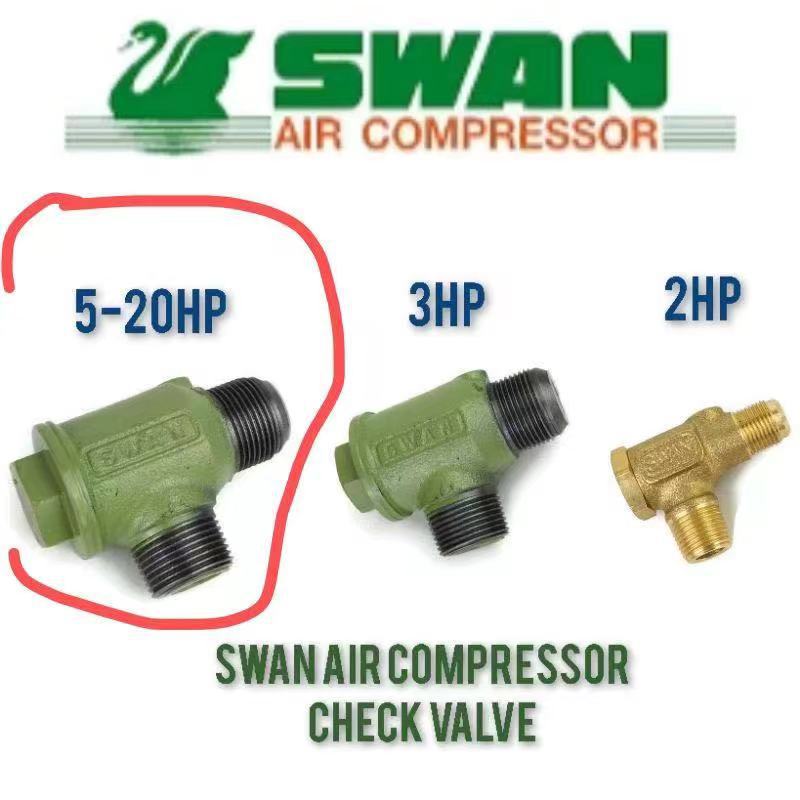 台湾天鹅SWAN气泵空压机配件单向阀止回阀阀芯垫子7.5 11KW出口阀