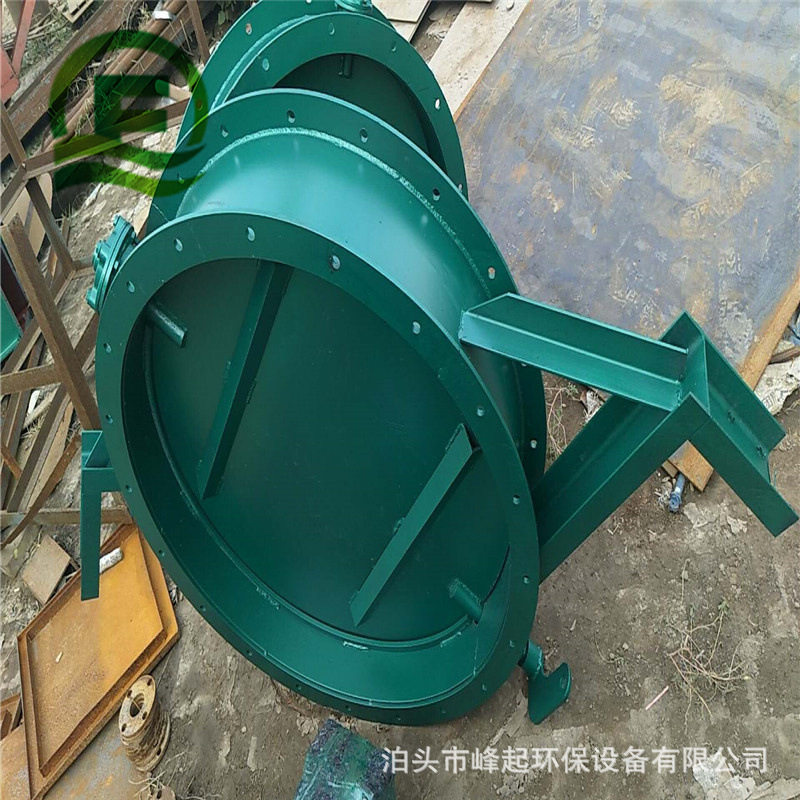 多叶片扇形挡板阀通风蝶阀扇形风阀DN900圆形冷风阀管道蝶阀厂家