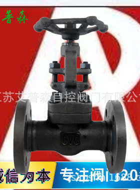 A105高压法兰闸阀 Z41H-16/40C锻钢手动式高温高压法兰艾