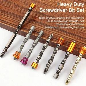 5Pcs/Set Electric Screwdriver Bits Double Head Magnetic