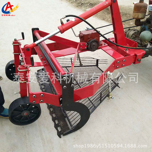 单杠拖拉机配套大蒜收获机 前置1.1米宽自动挖蒜机 辽源市收蒜机