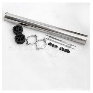 4040-1芯2芯不锈钢304膜壳两侧ABS端盖膜壳有缝反渗透RO膜壳