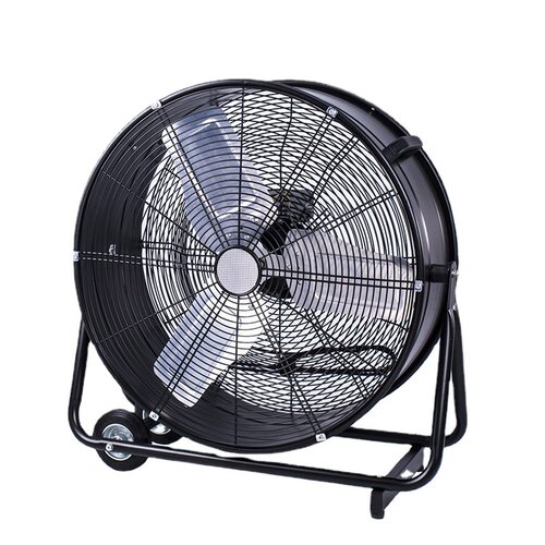 24/30/36寸趴地鼓型排气换气通风机便携式筒型工业抽风机drum fan