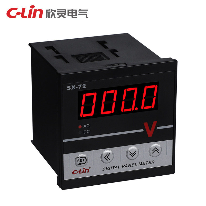 欣灵数码管电流表供应商批发数字仪表 SX-72数显电压电流表