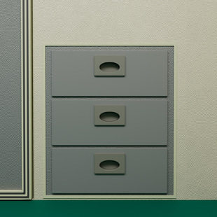 谈话室硅胶门把手软包柜子拉手内嵌防撞留置室抽屉柜门隐形拉手