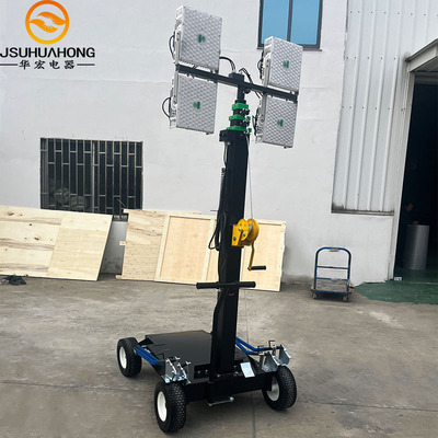 LED手推式移动灯塔应急照明灯车柴油发电机HMF955-S