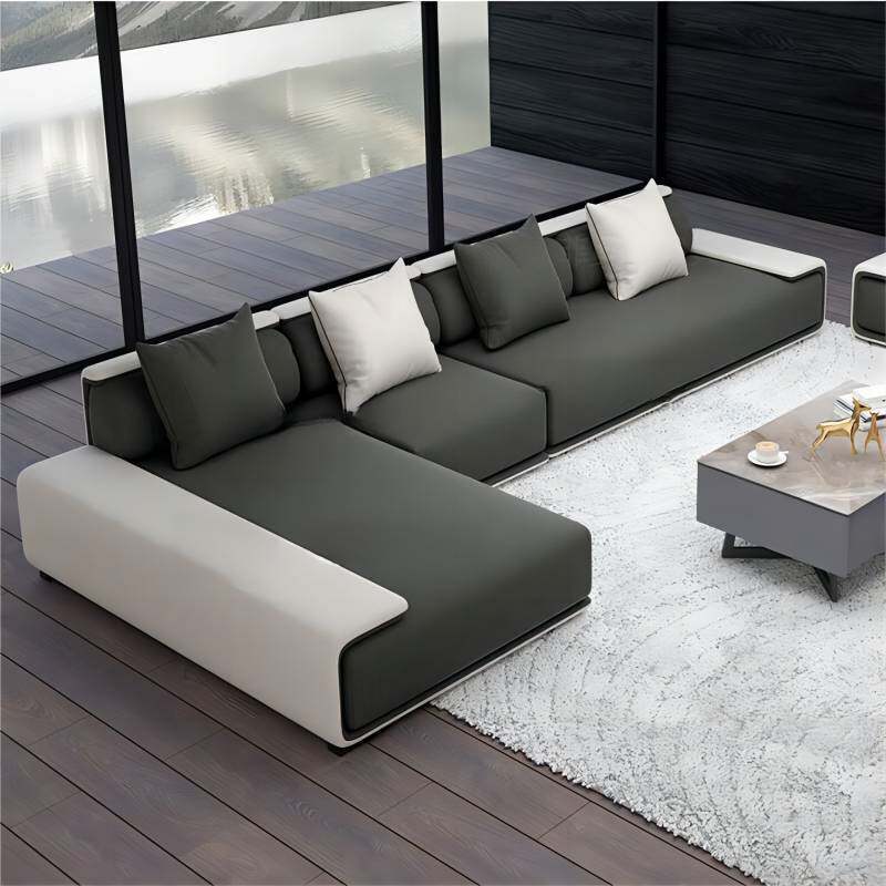 可拆洗布艺沙发客厅大小户型高级网红现代简约乳胶雪尼尔棉麻整装