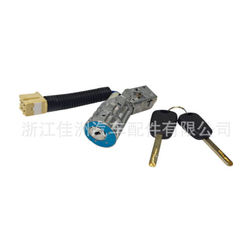 标致点火锁圆柱桶开关带钥匙