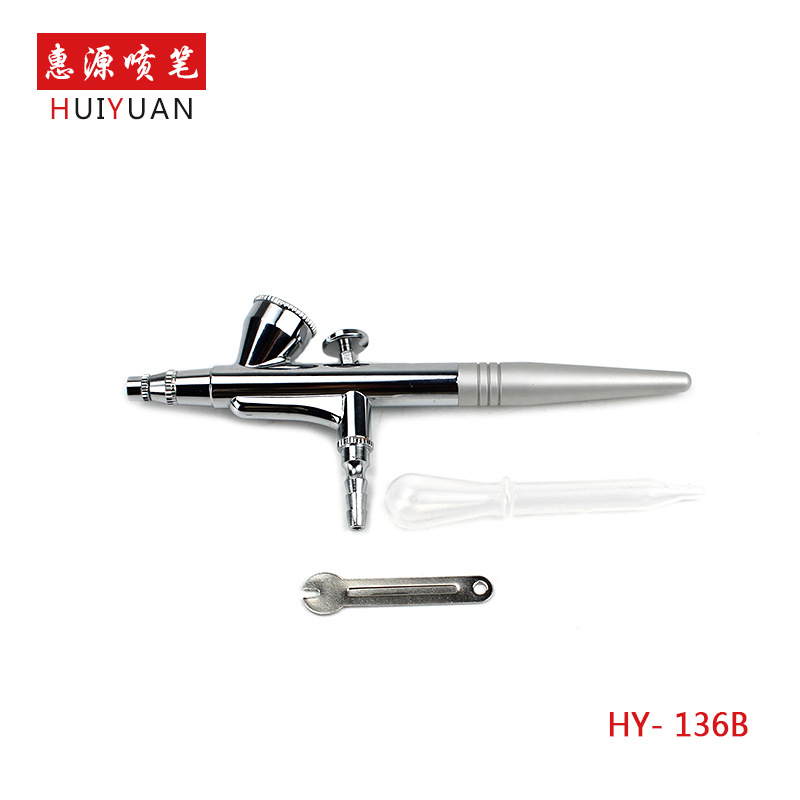 厂家供应化妆渐变美甲喷绘枪彩绘笔上色大口径双动模型喷笔喷漆枪
