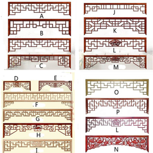 源头厂家供应中式装修材料实木挂落仿古门窗现货隔断雕花年中大促