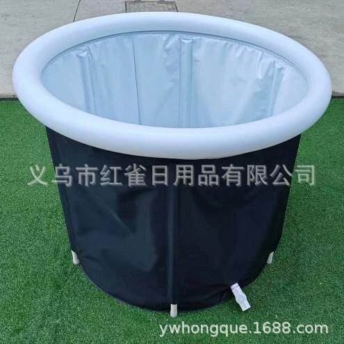 新款折叠浴缸充气管泡澡桶可折叠洗澡桶家用沐浴汗蒸浴桶