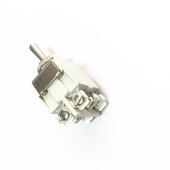 APEM钮子开关开孔12MM647H6脚3档双边自复位摇臂15A250V按钮拨杆