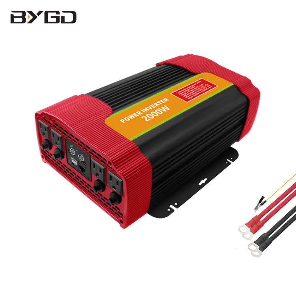 200W1500瓦大功率家用修正波车载逆变器12V转110V电源转换器3000w