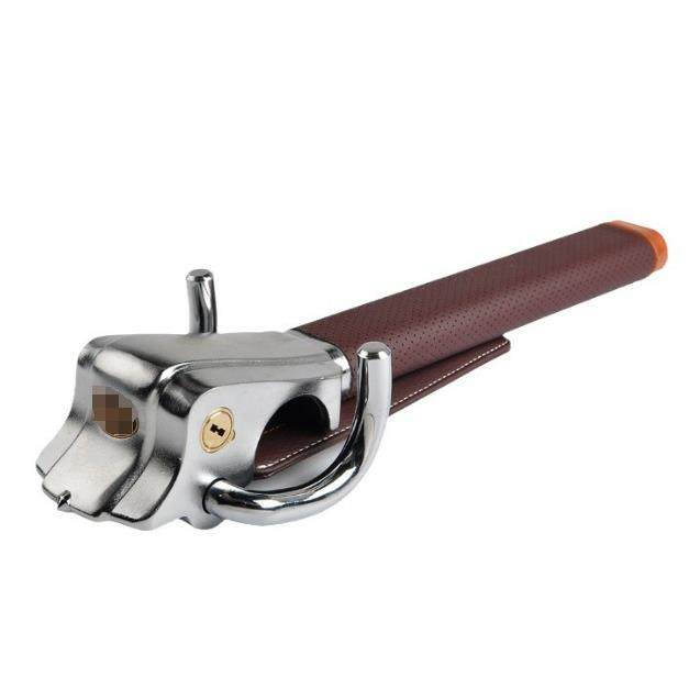 振志汽车方向盘防盗锁T型气囊报警安全车头锁具外贸热销车锁厂价