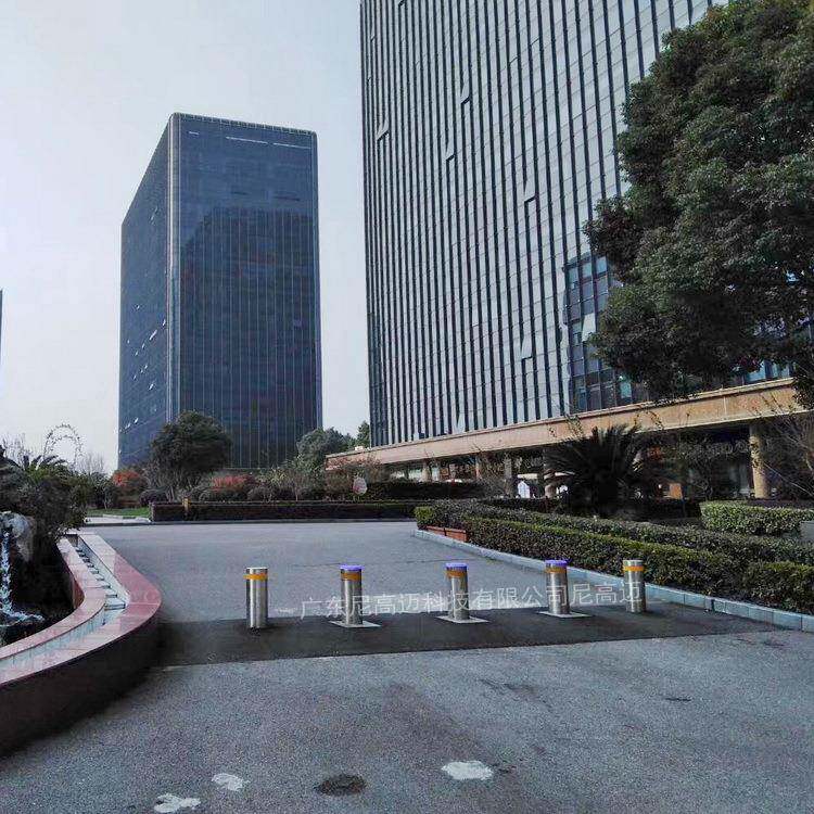 不锈钢全自动升降柱电动液压路桩防撞柱挡车地桩机场遥控伸缩路障