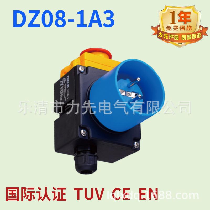 DZ08-1A2电磁开关2针钻头按钮开关12A230V电机保护重启和欠压保护